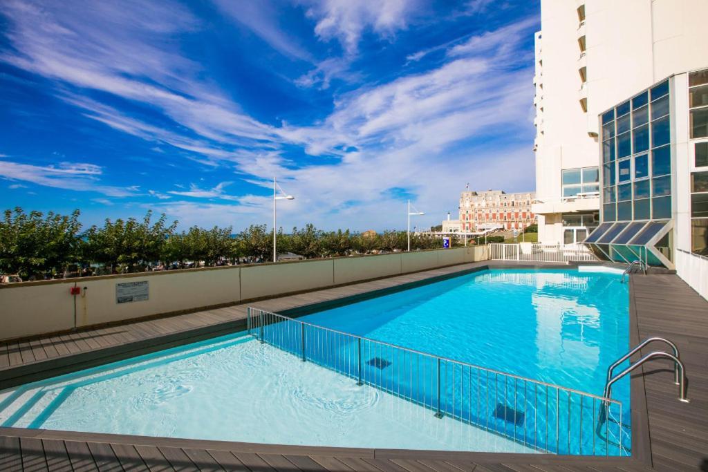Studio Et Piscine Sur La Grande Plage Biarritz Exteriér fotografie